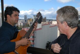 Vinicius e Todeschini e Ricardo Pacheco  dividem o palco pela primeira vez no show de hoje