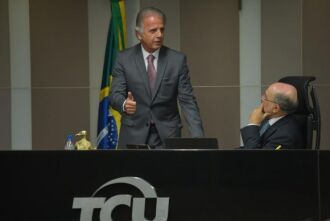 Ministro José Múcio Monteiro na sessão que, em junho, analisou as contas de 2015 da presidenta afastada Dilma Rousseff Crédito: 