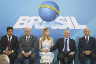 O presidente Michel Temer e a primeira-dama Marcela Temer participam do lançamento do Criança Feliz