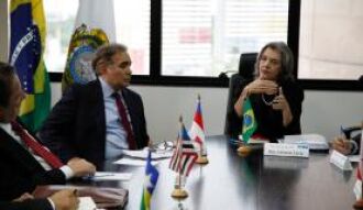 A presidente do STF, ministra Cármen Lúcia, em reunião na semana passada com presidentes de tribunais de Justiça do Norte