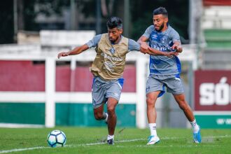 Grêmio treinou ontem nas Laranjeiras