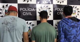 Trio tem diversos antecedentes criminais