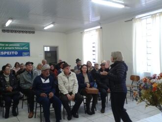 Evento foi apresentado aos grupos de convivência, quando também foram realizadas as inscrições