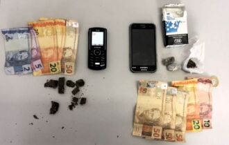 Droga foi apreendida com um jovem de 18 anos