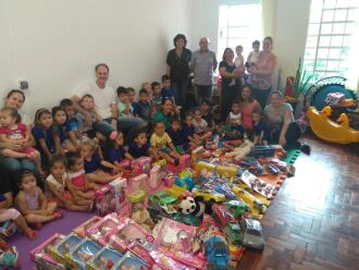 Ação beneficiou a Escola Municipal de Educação Infantil Tio Patinhas, da Vila Jardim