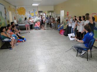 Coral da Cantata da Natalina encantou os pequenos e familiares