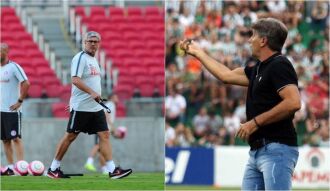 Técnicos Odair Hellmann e Renato Portaluppi se enfrentam pelo Gauchão