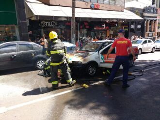 Bombeiros: ação rápida