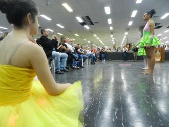 Meninas de Alvorada: apresentação no lançamento da edição 2018