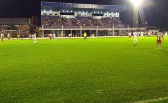 Jogo no Estádio Alberto Carlos Schwingler