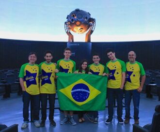 Equipe brasileira na Olimpíada Internacional de Astronomia