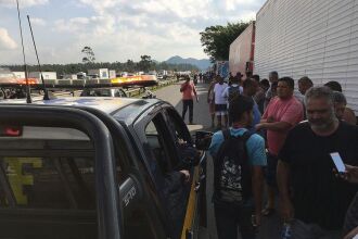 Caminhoneiros protestam na Rodovia Presidente Dutra (Cristina Indio do Brasil/Arquivo Agência Brasil)