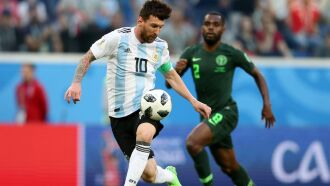 Messi é a esperança argentina