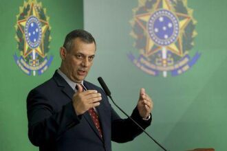 O porta-voz da Presidência, Otávio do Rêgo Barros, durante briefing, no Palácio do Planalto