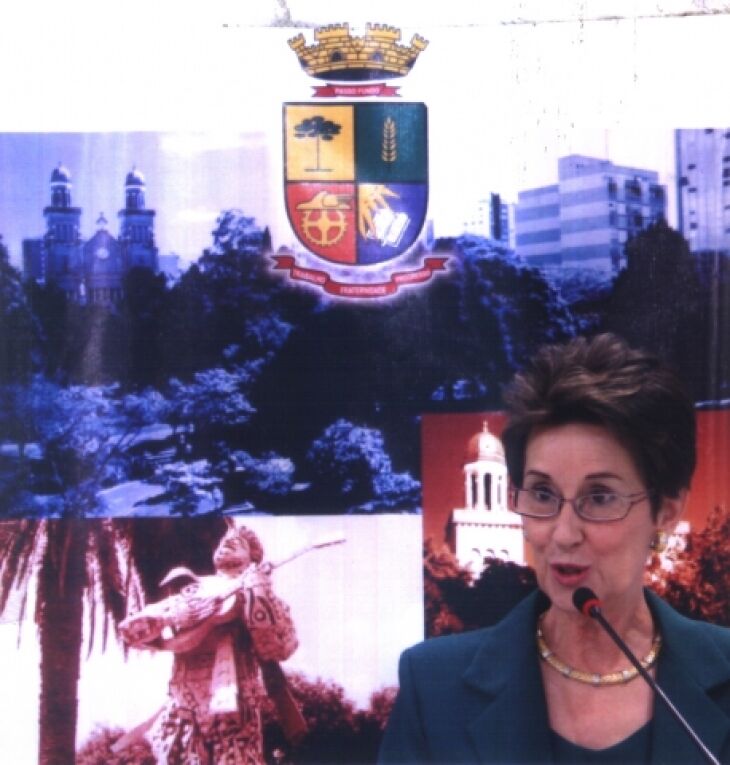 Teresinha Braz presidente da Cultura ArtÃ­stica