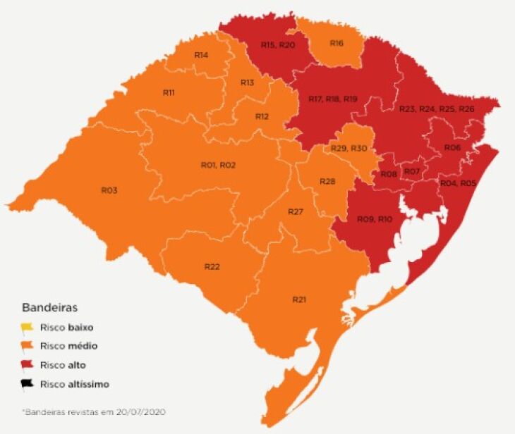 Mapa definitivo desta rodada do plano (Imagem: Divulgação)