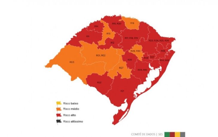 Nenhuma região apresentou melhora (Imagem: Divulgação)