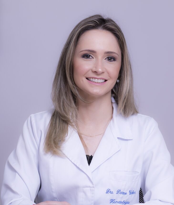 Daiane Weber é hematologista do Corpo Clínico do HSVP