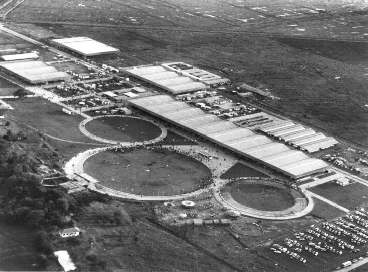 Vista aérea do Parque em 1971