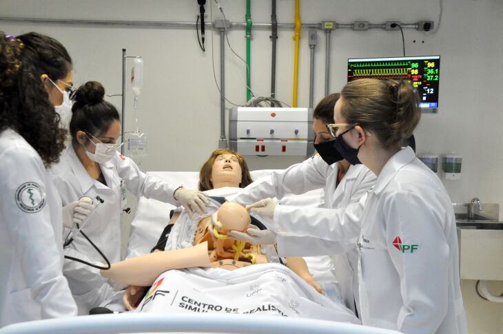 Centro de Simulação Realística promoveu uma revolução no ensino médico Faculdade de Medicina da UPF já formou mais de dois mil médicos (Foto: Jéssica França/UPF)