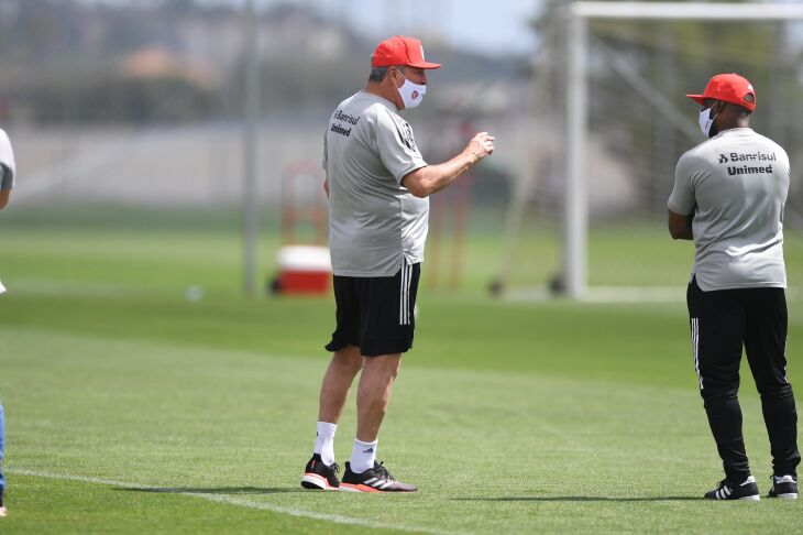 Abel no treino de quinta-feira   -   Foto - Ricardo Duarte-SCI