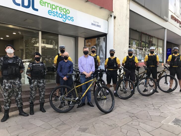 Com 14 anos de atuação, a Bike Patrulha de Passo Fundo é o mais antigo esquadrão de bicicletas do RS (Foto: Divulgação/CDL)