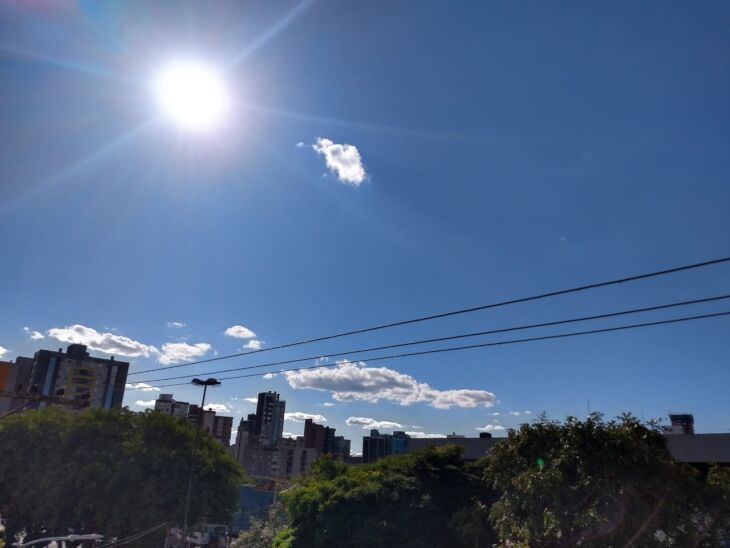 Neste sábado a temperatura chegou a chegou a 28.1ºC (Foto: LC Schneider/ON)