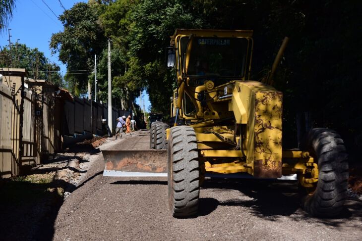 As obras já começaram em pelo menos duas das ruas eleitas (Foto: Divulgação/PMPF)