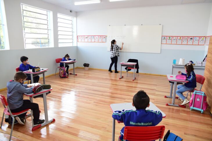 As aulas podem ter apenas 25% dos alunos (Foto: Diogo Zanatta/PMPF)