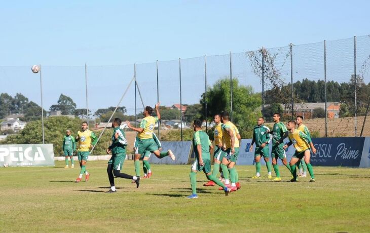 Time treinou pela manhã na Arena  Foto – Alex Borgmann-SCG