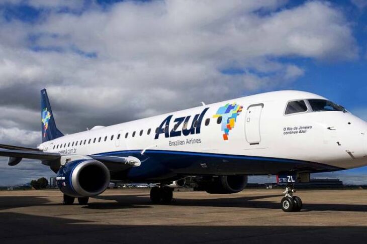 Azul utilizará o EMB-190 em Passo Fundo   -Foto-Divulgação-ALA