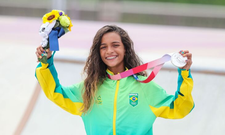 Sensação nos Jogos de Tóquio, Fadinha chegou nos últimos dias a mais de dois milhões de seguidores nas redes sociais  (Foto: Wander Roberto/COB)