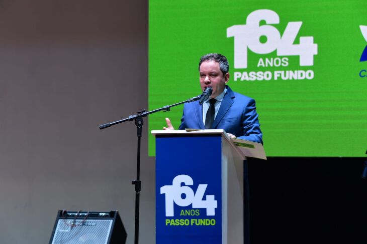 Prefeito Pedro Almeida: “uma cidade que nos orgulha, nos dá esperança e tem otimismo”    Foto-Diogo Zanatta/PMPF