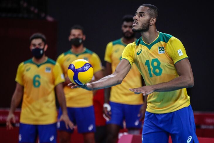 A derrota foi por 3 sets a 2 na disputa pelo terceiro lugar (Foto: Gaspar Nóbrega/COB)