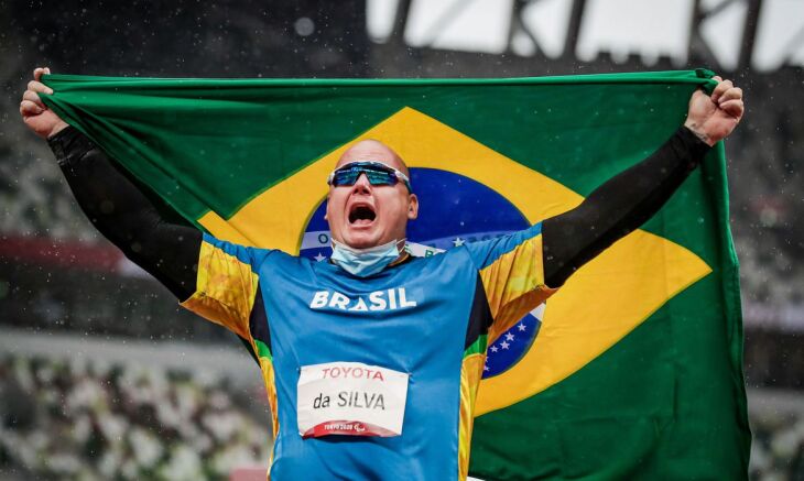  Paulista estabeleceu o novo recorde paralímpico, 43,16 m (Foto: Wander Roberto / CPB)