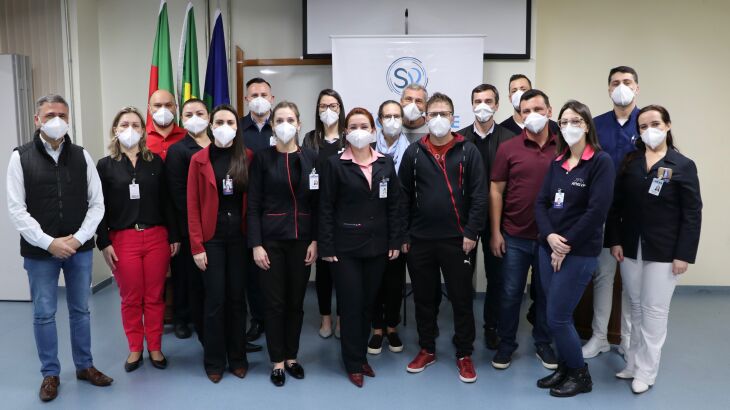 Nova Diretoria da Associação de Funcionários do Hospital São Vicente de Paulo de Passo Fundo toma posse (Foto: Assessoria de Imprensa HSVP/Flávia Dias)