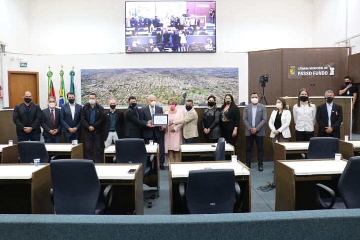 Sessão Solene, inicialmente agendada para 2020, foi adiada em virtude da pandemia da Covid-19 (Foto: Comunicação Digital/CMPF)