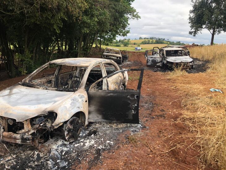 Desde o conflito, a Brigada Militar permanece na  região (Foto: Divulgação/Máxima FM)