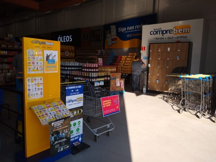 O carrinho ficará exposto na entrada dos supermercados (Foto: Divulgação/APAE)