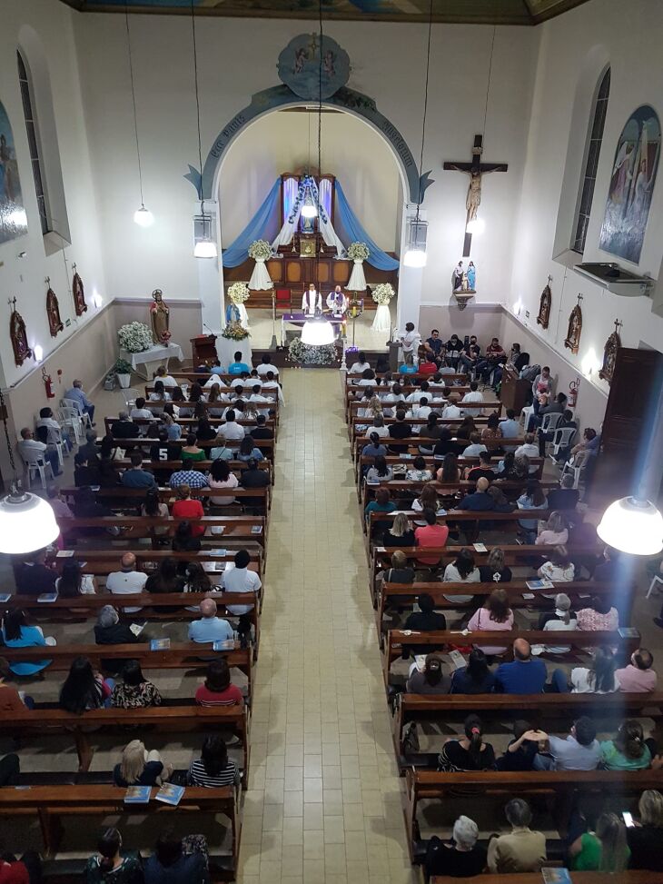 Novena aconteceu de 28 de novembro a 7 de dezembro na paróquia. (Foto: Divulgação)