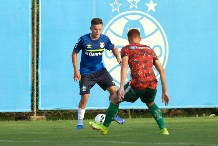 A partida acontece na quarta-feira, às 19 horas, quando recebe o Novo Hamburgo em Eldorado do Sul (Foto: Rodrigo Fatturi/Grêmio)