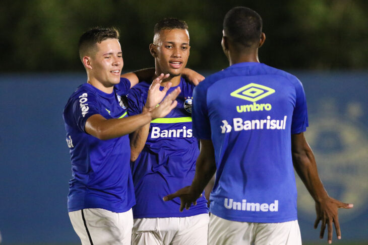 O grupo de transição venceu o último amistoso da pré-temporada (Foto: Divulgação/Grêmio)