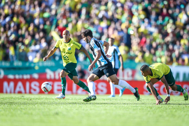 Lucas Silva marcou o gol da partida - Foto - Lucas Uebel-GFBPA