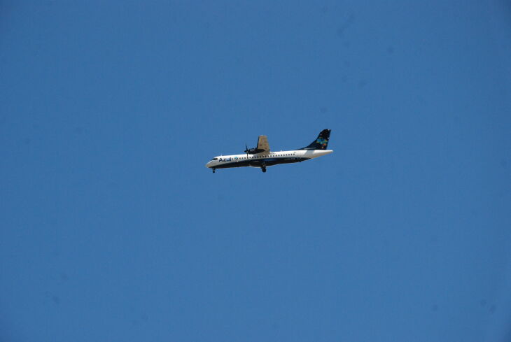 ATR-72 da Azul: de volta aos céus de Passo Fundo (Foto – LC Schneider/ON)