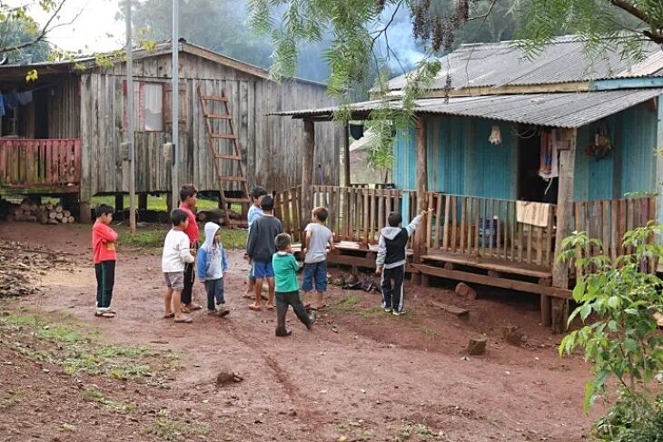 Pedido de demarcação no território habitado pela comunidade Kaingang iniciou em 2005. (Foto: Ivan Cima/Conselho Indigenista Missionário)