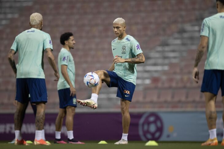 O Brasil fez nesta quinta-feira o último treino antes do confronto diante a Croácia (Foto Divulgação/CBF)