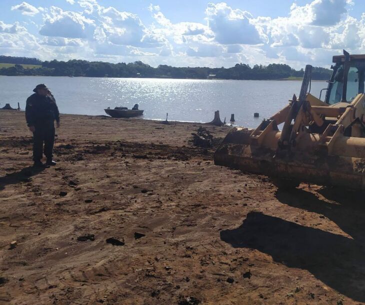 Ação na Barragem de Ernestina - Foto -3° BABM