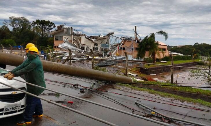  Especialistas apontam  as condições atmosféricas como principais fatores de ocorrência de  ciclones, FOTO: AGÊNCIA BRASIL