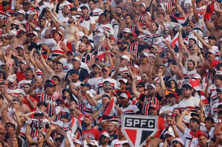 Festa são-paulina nas arquibancadas – Foto-Rubens Chiri-São Paulo FC