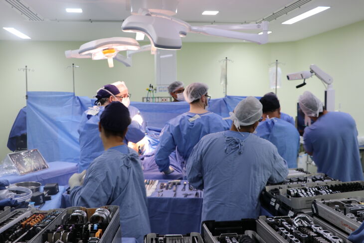 Procedimento foi realizado no Hospital São Vicente em Passo Fundo -  Foto - Ana Paula Koenemann-HSVP